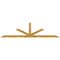 Ekena Millwork Saratoga Rough Sawn Timber Gable Bracket, Western Red Cedar, 108"W x 27"H x 4"D x 4"F, 6/12 Pitch GBW108X27X0404SAR00RWR - alternate 1